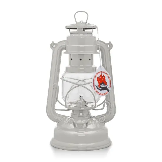 Feuerhand Outdoor Kerosene Fuel Lantern, German Made Weather Resistant Baby Special 276 Galvanized Hurricane Lamp for Camping or Patio, 10 Inches {1}