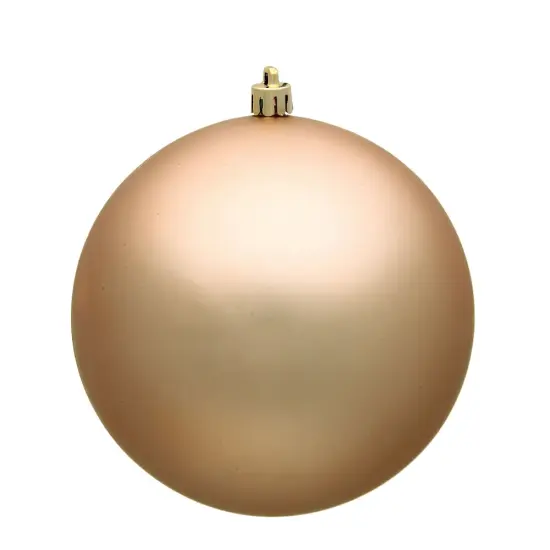 Vickerman 12 in. Cafe Latte Matte Ball Christmas Ornament {1}