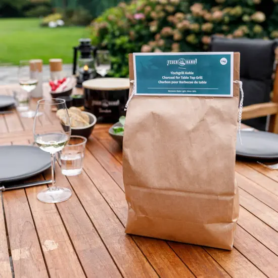 Petromax Feuerhand Hardwood Charcoal, for FeuerhandTabletop Grills High Quality Moisture Resistant Outdoor BBQ, 2.2 lb {1}