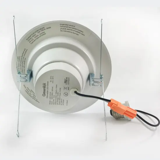 High Quality 5-6 in Recessed LED 12W 3000K Retrofit Downlight Kit - 100w eq. White {6}