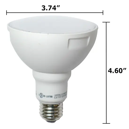 High Quality LED 11w Dimmable BR30 Soft White Light Bulb - 65w Equiv. {3}