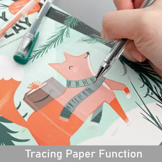 Wrapables Transparent Sticky Notes, Waterproof Self-Adhesive Memos for Home, School, Office (Set of 5) {4}