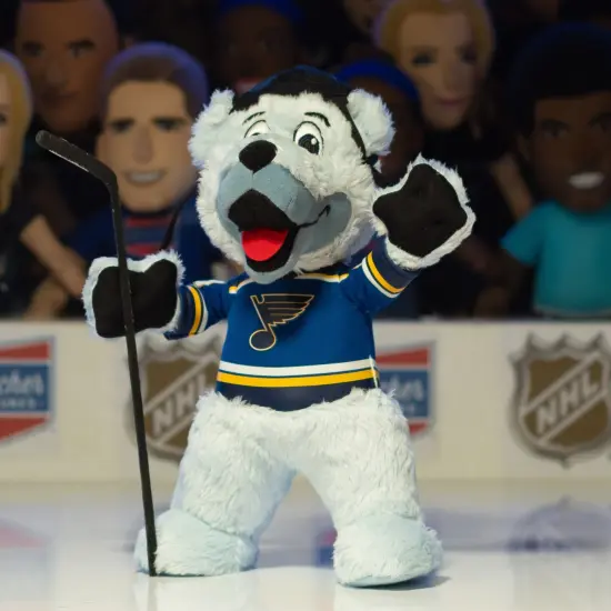 Bleacher Creatures St. Louis Blues Mascot Louie 10" Plush Figure {4}