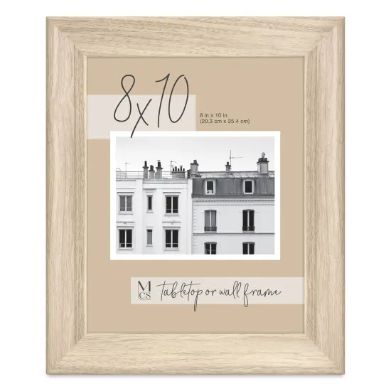 MCS Classic Edge Frame - 8" x 10", Natural with Easel Back {1}