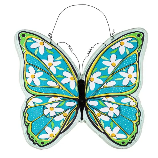 Summer Floral Butterfly Door Decoration Hanger {1}