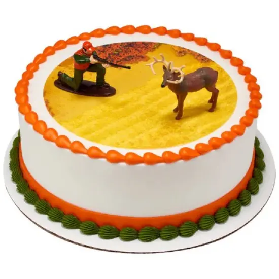 Deer Hunting Hunter and Buck Cake Kit Cake Kit 4 Piece {4}