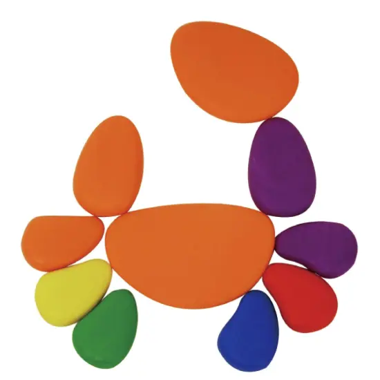 Rainbow Pebbles - Set of 36 + 40 Activities {5}