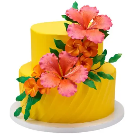 Green Leaf Stems Gum Paste Flowers 12 pieces {3}