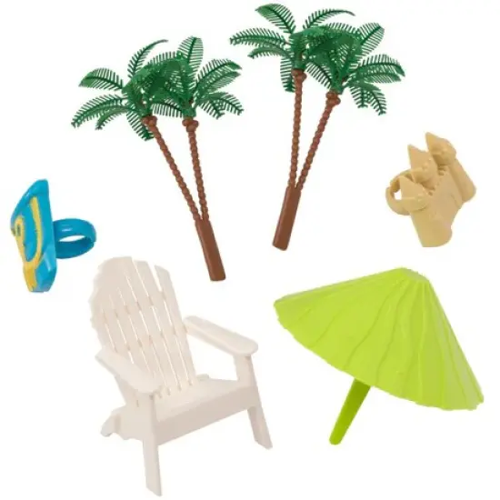 Beach Chair & Umbrella Cake Kit 6-Piece set {2}