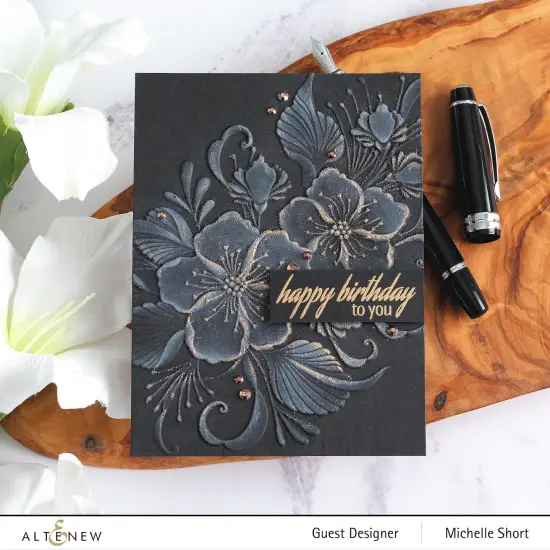 Decorative Florals 3D Embossing Folder {2}