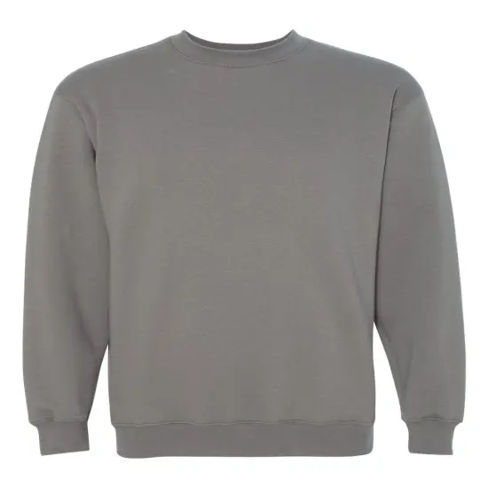 Bayside&reg; USA Made Crewneck Sweatshirt Charcoal {1}