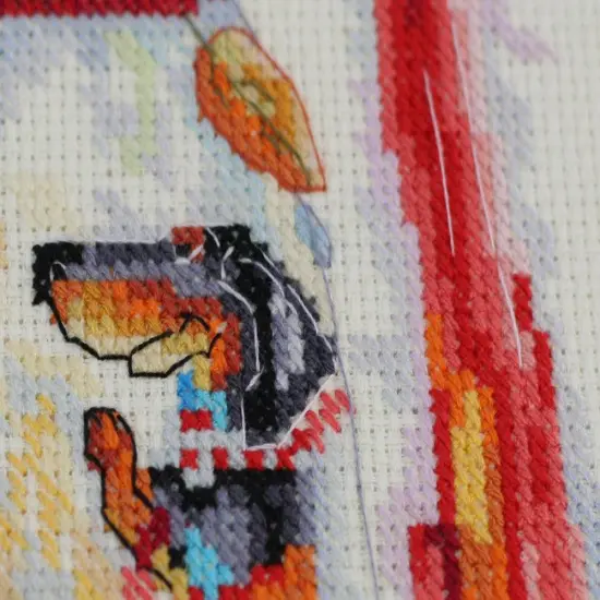 Cross-stitch kit Heat of October {4}