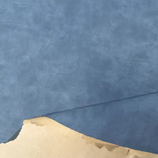 Kitcheniva Suede Vinyl Fabric Faux Leather Self Adhesive 52" Blueberry {1}