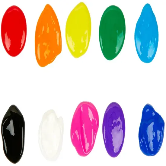 Crayola Washable Kids Paint 2oz 10/Pkg-Basics {1}