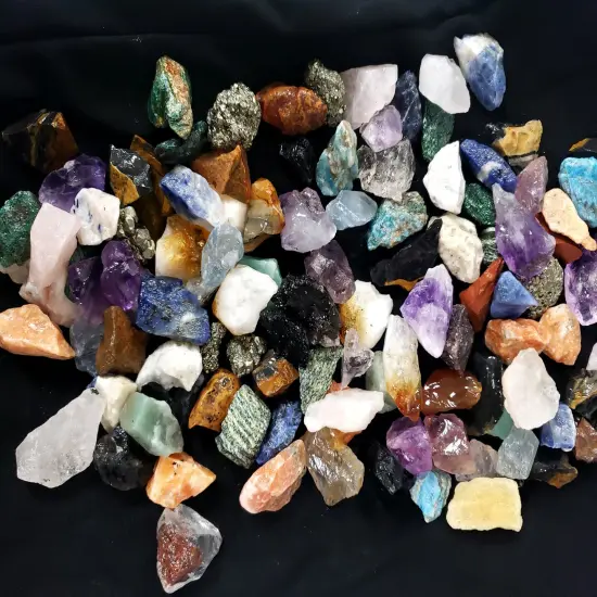 Raw Crystal Chunks - Assorted & Random Mix {3}