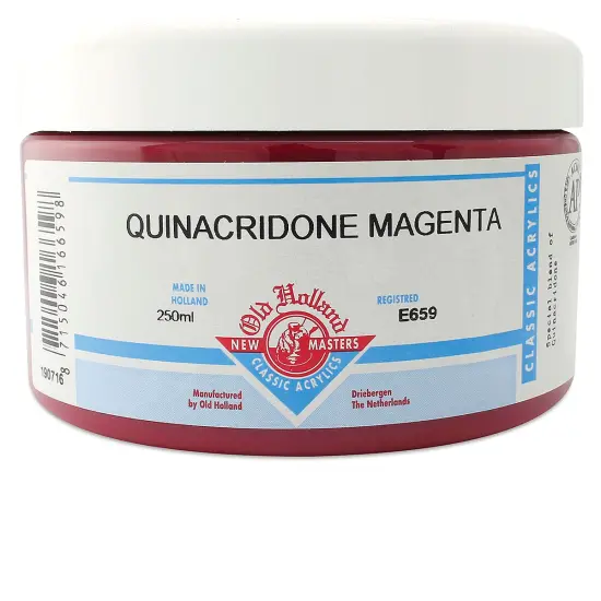 Old Holland New Masters Classic Acrylics - Quinacridone Magenta, 250 ml jar {2}