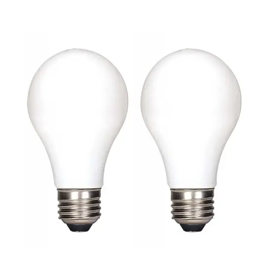 2Pk - Satco 5w 120v A15 LED White E26 Medium Base 450 Lumens 2700k {1}