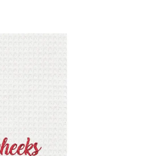 Nice Rose & Cozy Embroidered Waffle Weave Kitchen Towel {4}