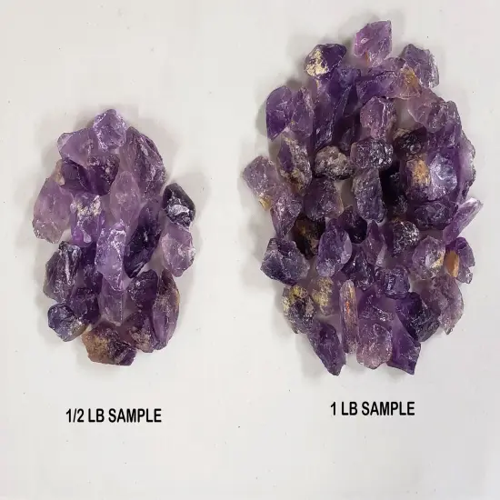 Raw Amethyst Crystals Bulk {3}