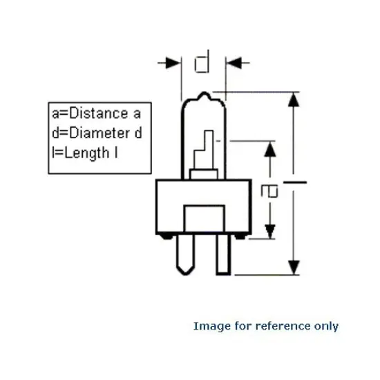 Sylvania 58850 - 6.6A/30T3.5/64322/EXL/DL Aircraft Airfield Light Bulb {2}