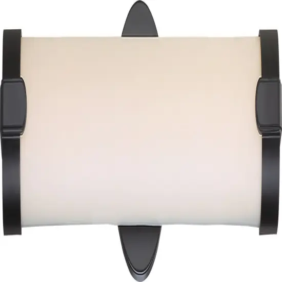 Nuvo Loop 1-Light 24" LED Wall Sconce Vanity Light in Aged Bronze Finish {1}