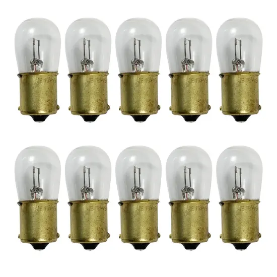 10pk - GE 1317 34265 3w 6v B6 BA15s Low Voltage Miniature Aircraft Aviation Bulb {1}