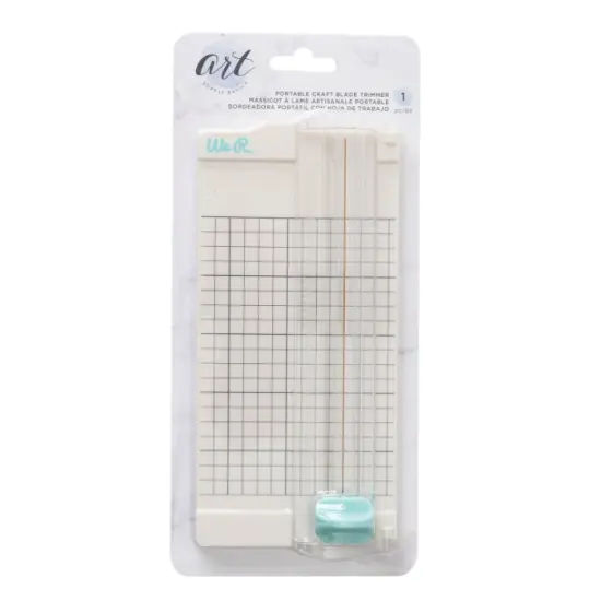 American Crafts Craft Blade Trimmer 9.5" Mini Marble White - (1 Piece) 34006675 {4}