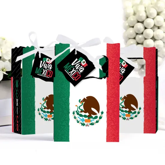 Big Dot of Happiness Viva Mexico - Mexican Independence Day Party Favor Boxes - Set of 12 {4}