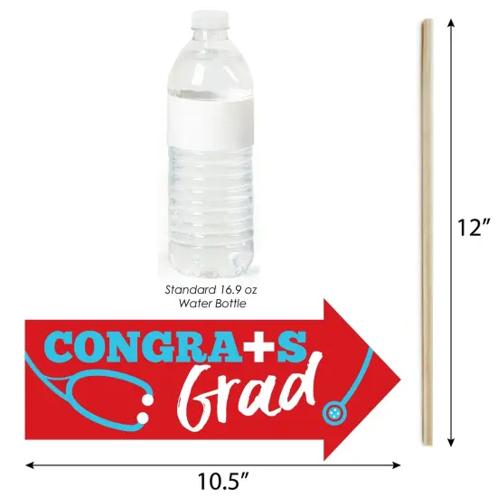 Big Dot of Happiness Funny Nurse Graduation - Medical Nursing Graduation Party Photo Booth Props Kit - 10 Piece {6}