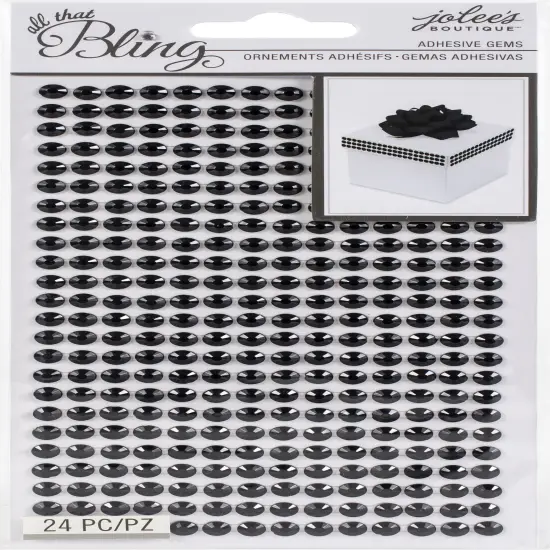 Jolee's Boutique Bling Embellishments-Black {1}