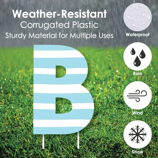 Big Dot of Happiness Baby Gender Reveal - Yard Sign Outdoor Lawn Decorations - Team Boy or Girl Party Yard Signs - Boy or Girl {4}