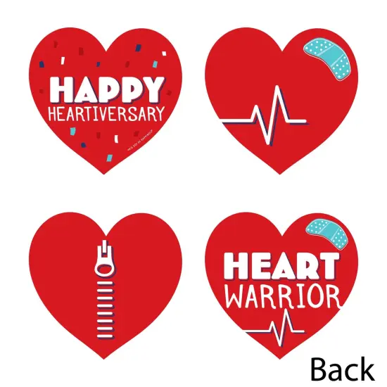 Big Dot of Happiness Happy Heartiversary - Hearts Decorations DIY CHD Awareness Essentials - Set of 20 {4}