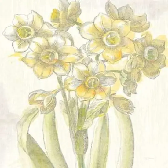 Belle Fleur Yellow IV Crop Poster Print by Sue Schlabach - Item # VARPDX18649 {1}