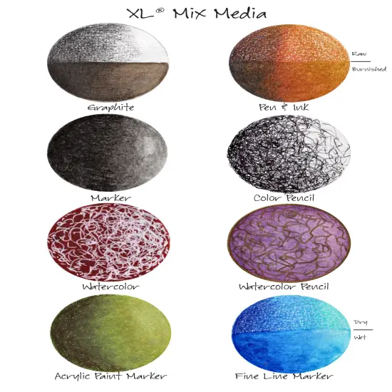 Canson XL Spiral Multi-Media Paper Pad 7"X10"-60 Sheets {2}