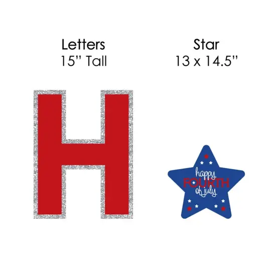 Big Dot of Happiness 4th of July - Yard Sign Outdoor Lawn Decorations - Independence Day Party Yard Signs - Happy 4th of July {7}