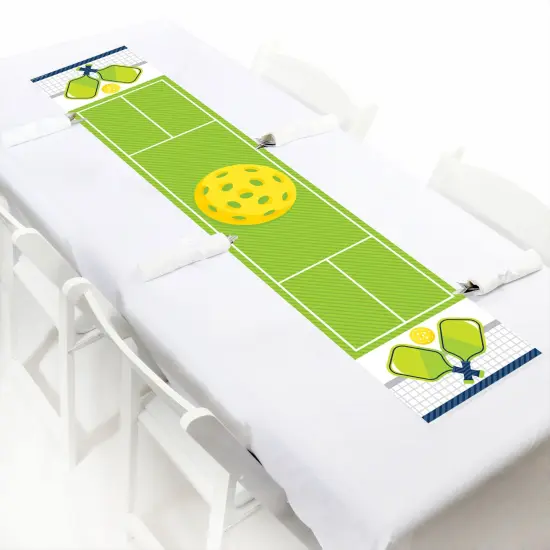 Big Dot of Happiness Let&rsquo;s Rally - Pickleball - Petite Birthday or Retirement Party Paper Table Runner - 12 x 60 inches {1}