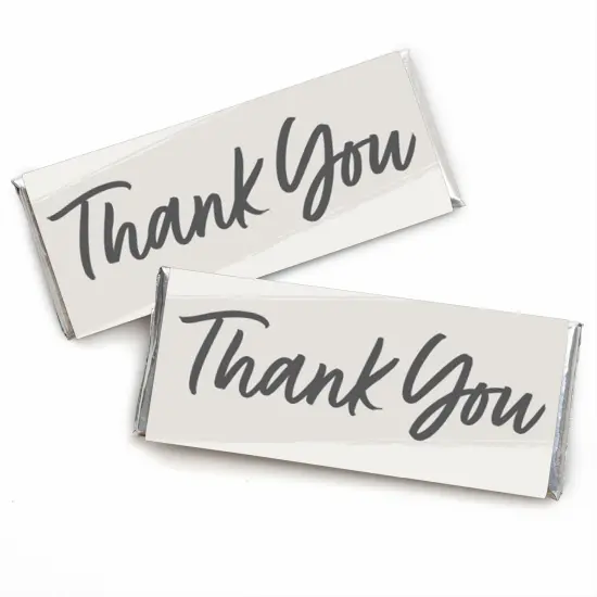 Big Dot of Happiness Champagne Elegantly Simple - Candy Bar Wrapper Guest Party Favors - Set of 24 {1}