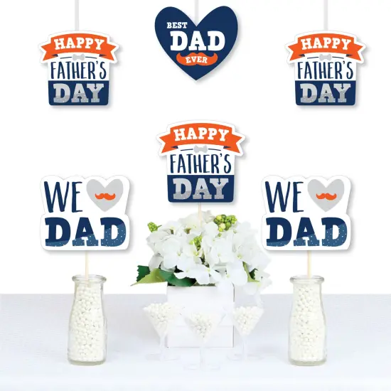 Big Dot of Happiness Happy Father's Day - Decorations DIY We Love Dad Party Essentials - Set of 20 {1}
