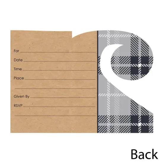 Big Dot of Happiness Finally 21 - Shaped Fill-in Invitations - 21st Birthday Party Invitation Cards with Envelopes - Set of 12 {4}