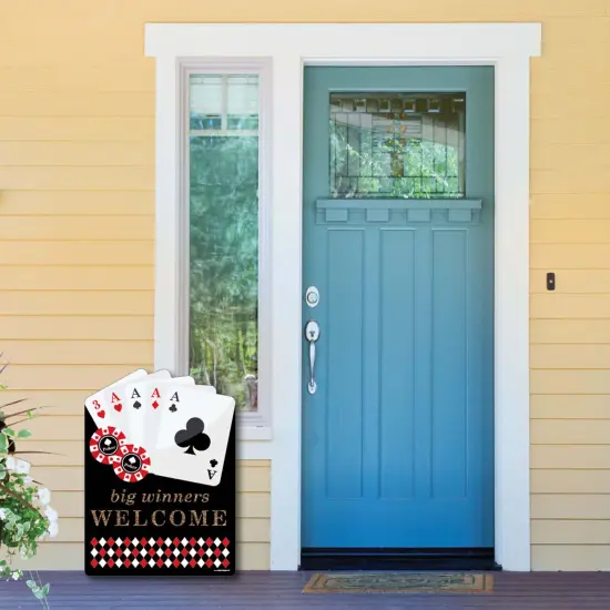 Big Dot of Happiness Las Vegas - Party Decorations - Casino Party Welcome Yard Sign {6}