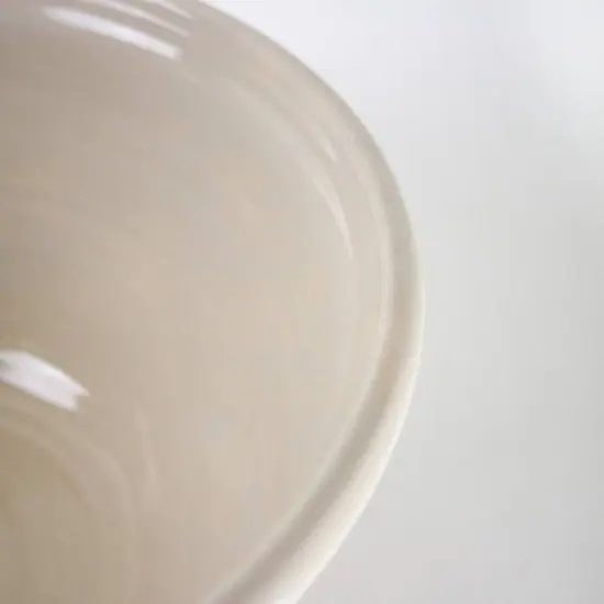 Martinez Pottery Heritage Blue Stripe Stoneware Mixing Bowl Hand Turned 16" {6}