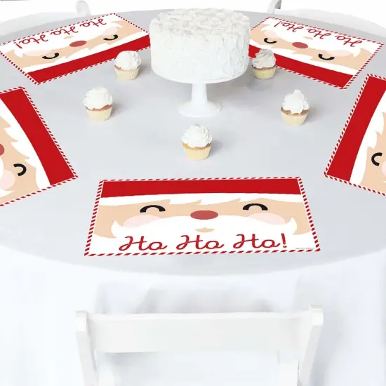 Big Dot of Happiness Jolly Santa Claus - Party Table Decorations - Christmas Party Placemats - Set of 16 {3}