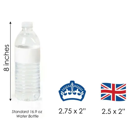 Big Dot of Happiness Cheerio, London - Diy Shaped British UK Party Cut-Outs - 24 Count {7}