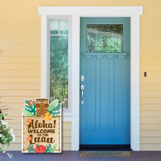 Big Dot of Happiness Tropical Luau - Party Decorations - Hawaiian Beach Party Welcome Yard Sign {6}