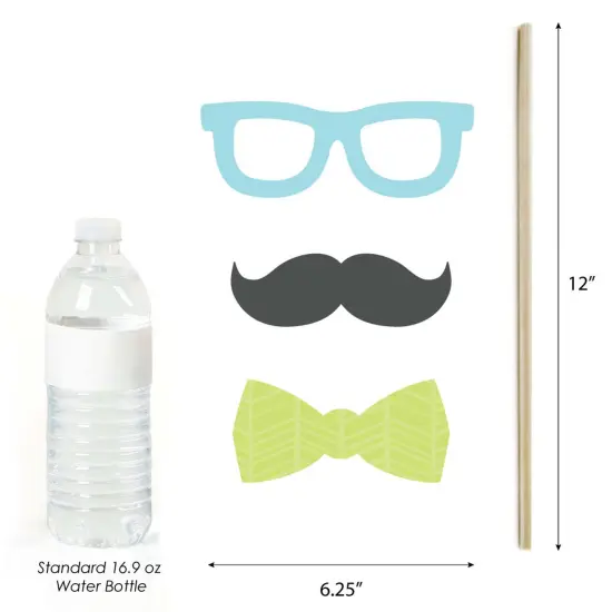 Big Dot of Happiness Dashing Little Man Mustache Party - Photo Booth Props Kit - 20 Count {6}