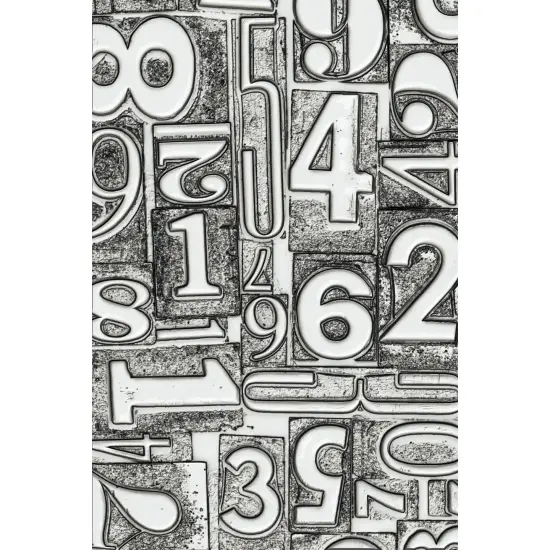 Sizzix 3D Texture Fades Embossing Folder By Tim Holtz-Numbered {2}
