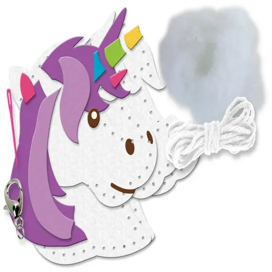 Colorbok Sew Cute! Felt Backpack Clip Kit-Unicorn {2}