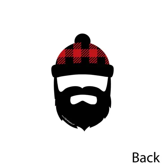 Big Dot of Happiness Lumberjack - Channel The Flannel - Lumberjack Decorations DIY Buffalo Plaid Party Essentials - Set of 20 {4}