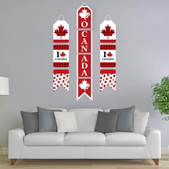 Big Dot of Happiness Canada Day - Hanging Vertical Paper Door Banners - Canadian Party Wall Decoration Kit - Indoor Door Decor {3}