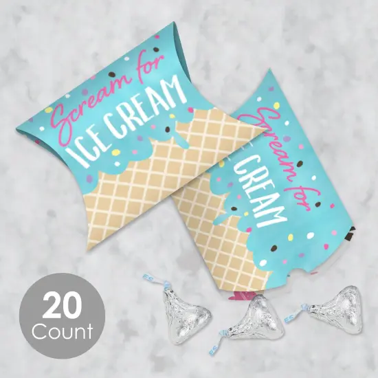 Big Dot of Happiness Scoop Up The Fun - Ice Cream - Favor Gift Boxes - Sprinkles Party Petite Pillow Boxes - Set of 20 {3}